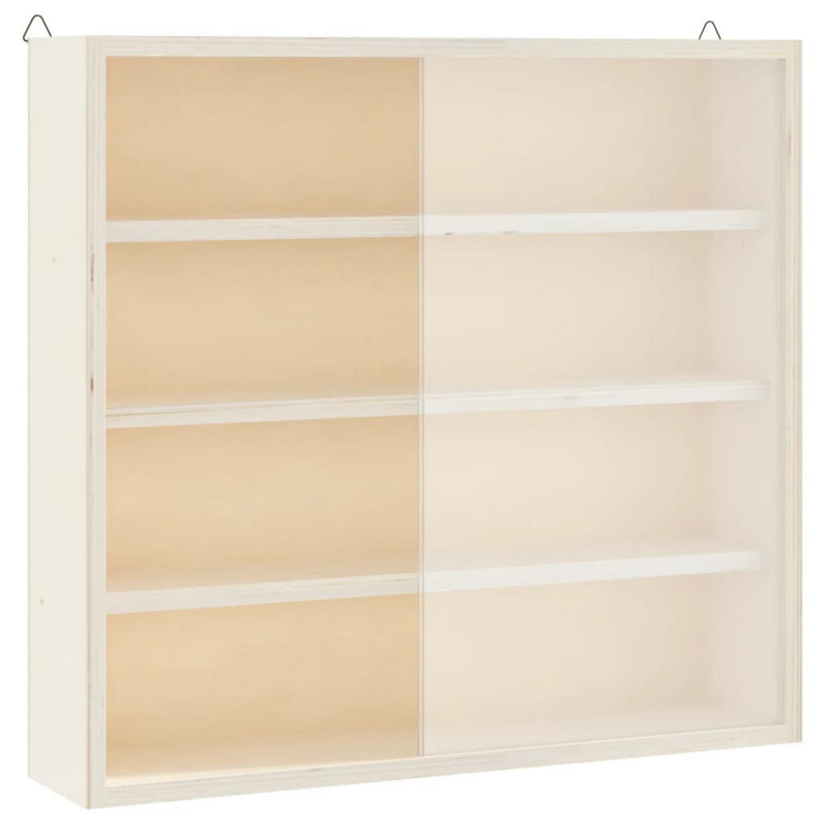 SAMMLERVITRINE Aus Holz Mit Türen 40/8,5/37 Cm - Braun, Holz (8.5/37/40cm) - vidaXL