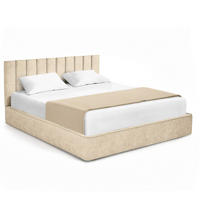 POLSTERBETT - Beige, Textil (160/200cm) - home24