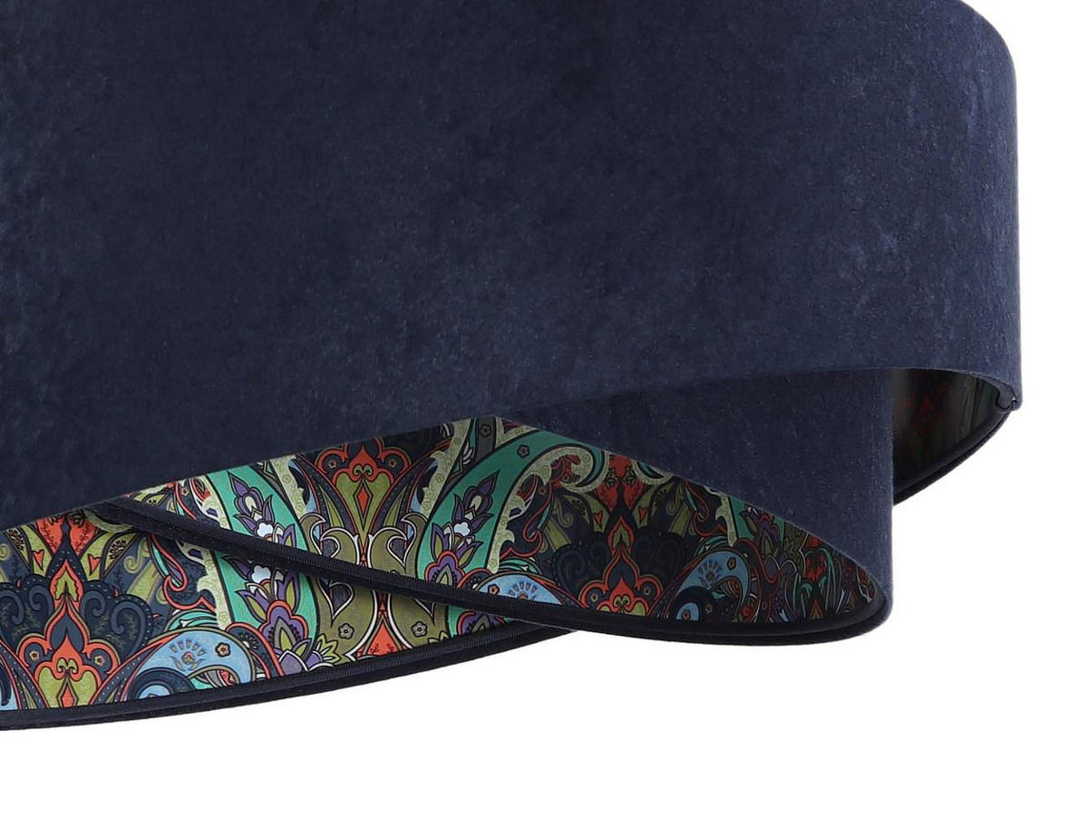 HÄNGELEUCHTE Bunt 50/23 cm - Blau, Kunststoff (50/1.3/23cm) - ONZENO