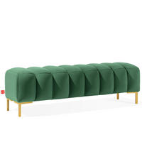POLSTERBANK PECCO - Dunkelgrün, Holz (50/50/160cm) - KONSIMO®