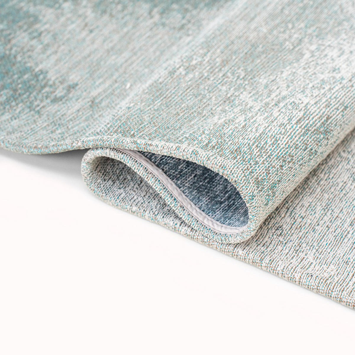 TEPPICH Inkjet Meditation Lagoon 140/200 cm - Blau, Textil (140/200cm) - Louis De Poortere