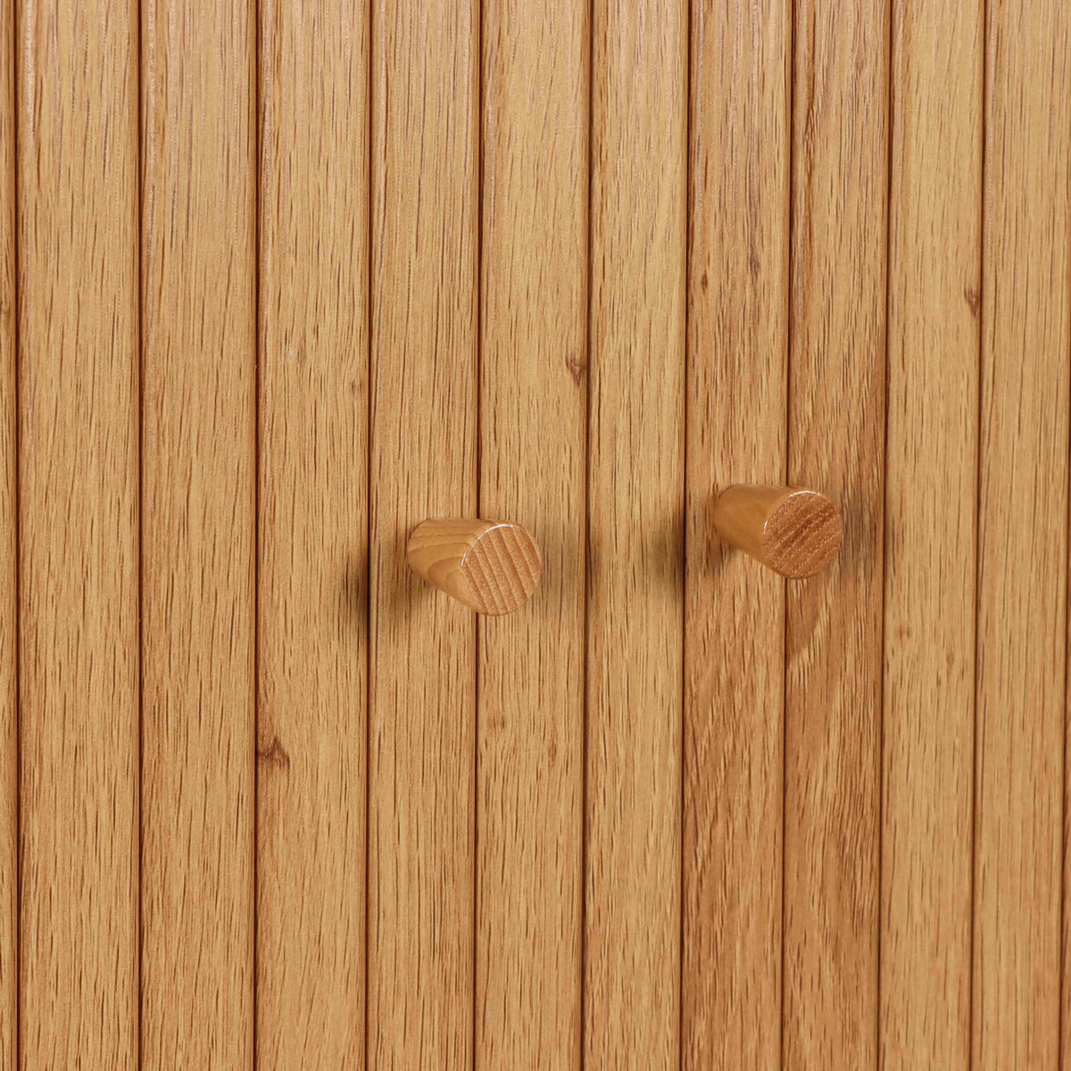 TV-SCHRANK, helles Holzeffekt - Beige, Holz (40/55/150cm) - Oviala