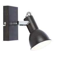 WANDLEUCHTE XENIA Metall Braun - Braun, Metall (8/15.5/14cm) - Globo Lighting