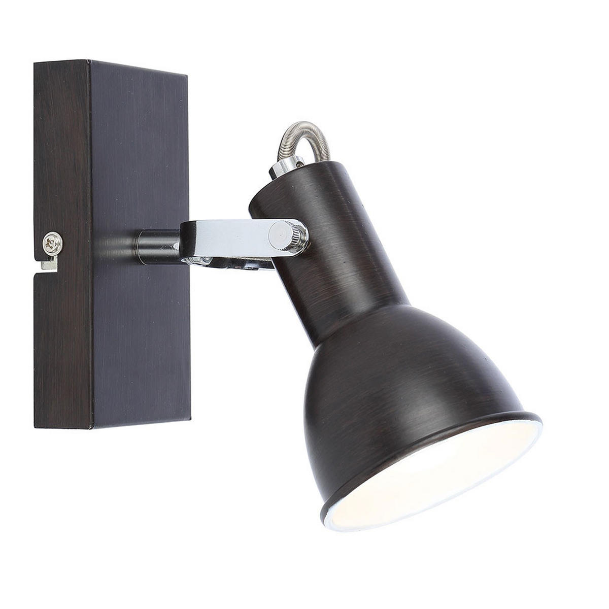 WANDLEUCHTE XENIA Metall Braun - Braun, Metall (8/15.5/14cm) - Globo Lighting