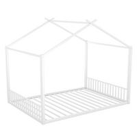 METALLBETT 140/200 cm Weiß - Weiß, Metall (140/200cm) - Oxeza