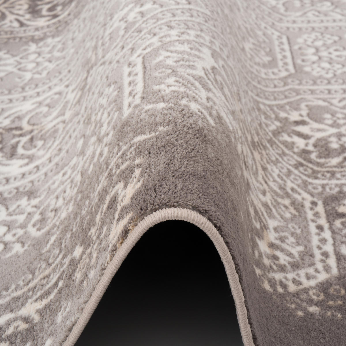 DESIGNER TEPPICH TAWIRA VINTAGE KLASSIK - Silberfarben, Textil (120/170cm) - Pergamon