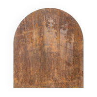 GLASPLATTE für Kamin 80x70 cm - Braun, Glas (80/70/0.4cm) - TULUP