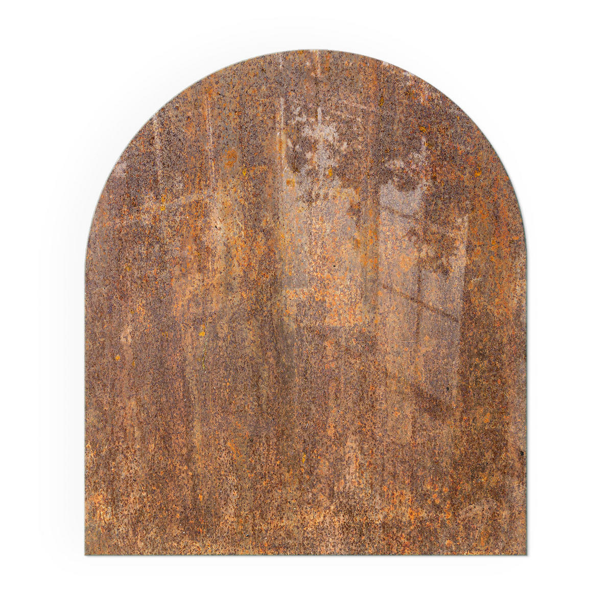 GLASPLATTE für Kamin 80x70 cm - Braun, Glas (80/70/0.4cm) - TULUP