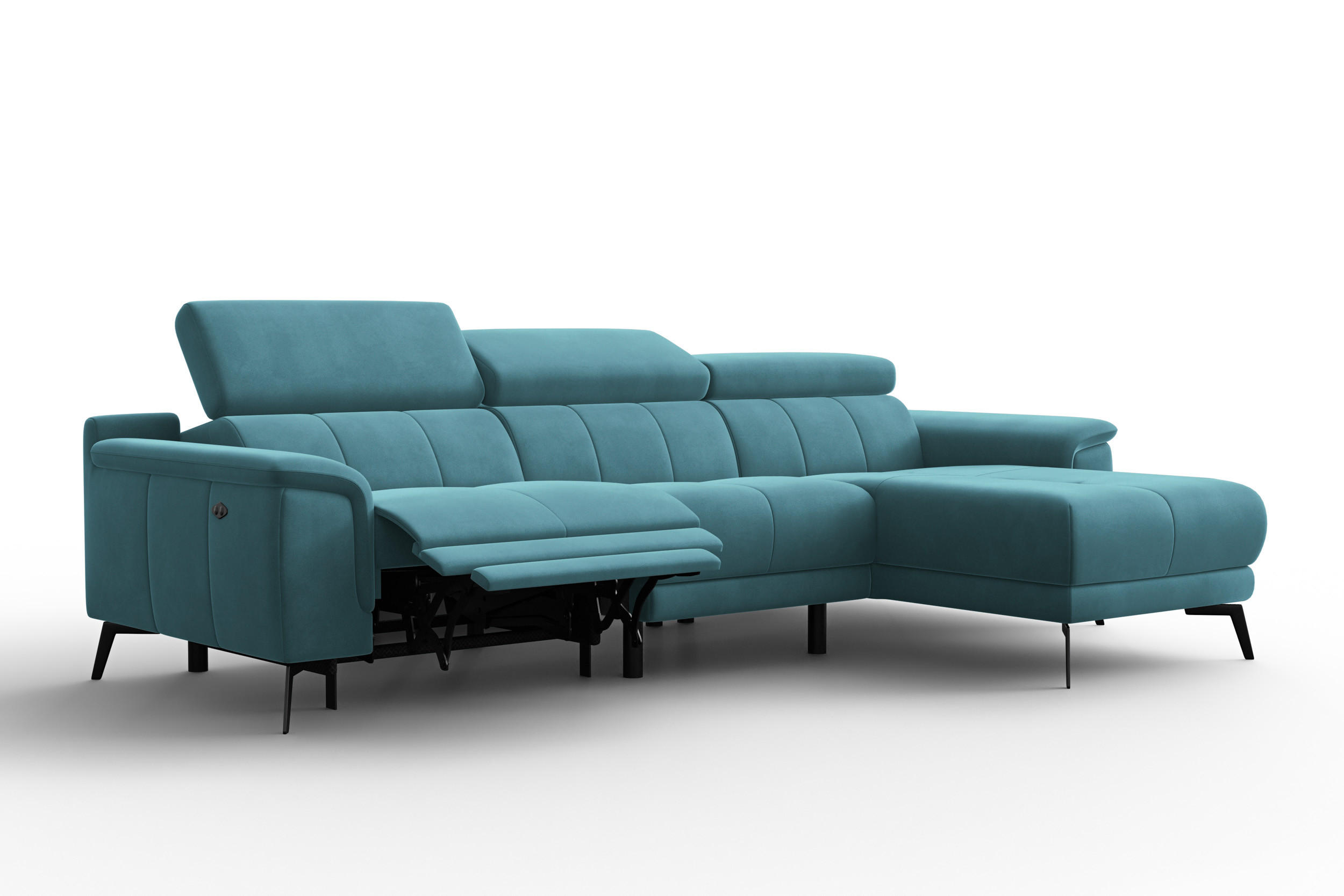Courtois Laville Ecksofa Mintgrün 288x170 cm
