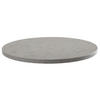 TISCHPLATTE runder 60 cm, Grau - Hellgrau/Grau, Kunststoff (60/2.5/60cm) - Oviala