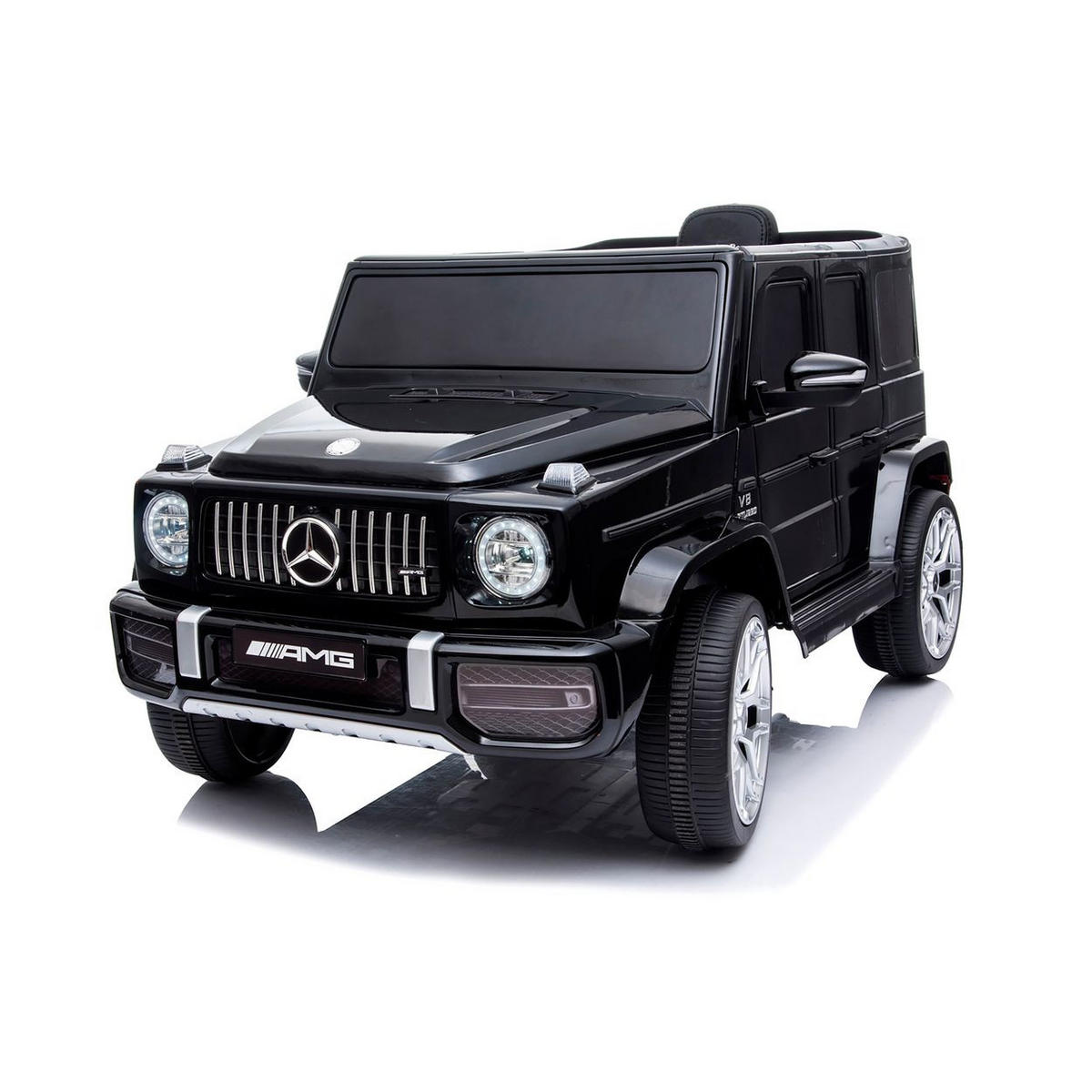 KINDERELEKTROAUTO SUV Mercedes AMG schwarz G63 Radio Vierradfederung MP3 - Schwarz, Kunststoff (106/62/54cm) - Chipolino