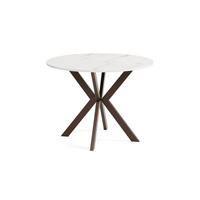ESSTISCH EVO - Multicolor/Weiß, Holzwerkstoff/Metall (90/90/76cm) - Meblini