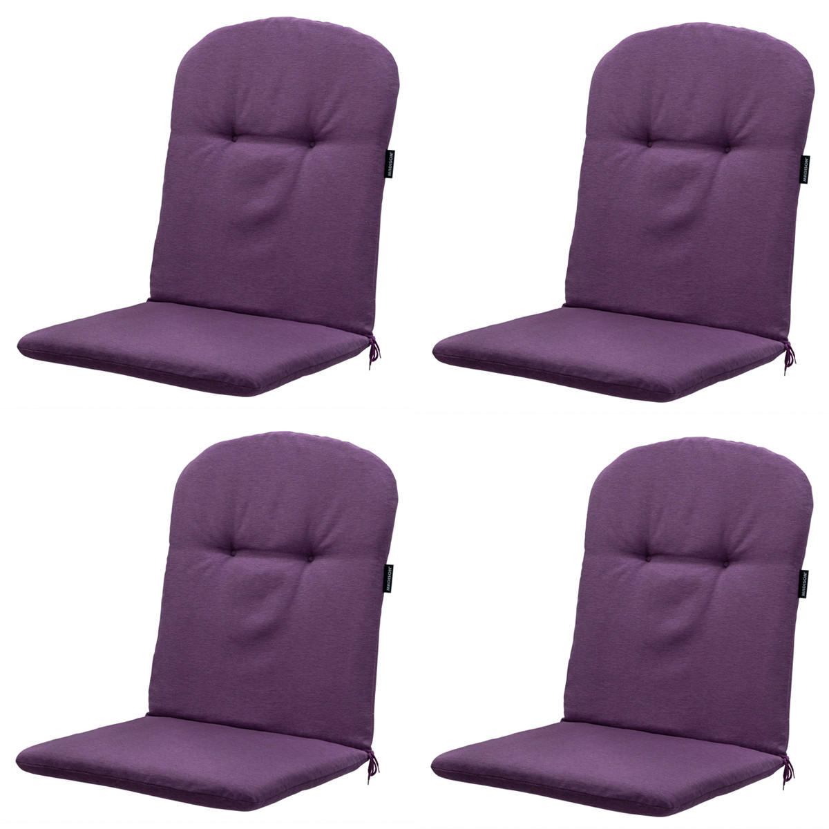 GARTENSTUHLKISSEN Panama 96/45 cm 4er-Set - Lila, Textil (96/5/45cm) - Madison