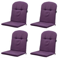 GARTENSTUHLKISSEN Panama 96/45 cm 4er-Set - Lila, Textil (96/5/45cm) - Madison
