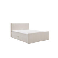 BOXBETT OSLO mit Bettkasten Stoff Komodo Beige 160x200 cm - Beige, Holz (160/200cm) - Kaiser Möbel