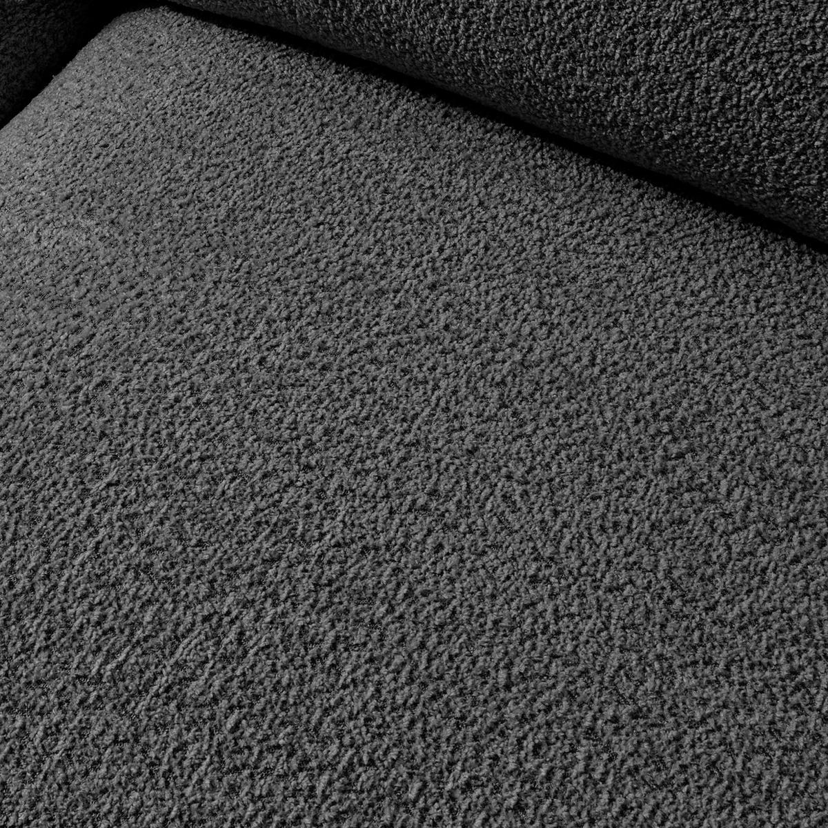 ECKSOFA LINKS BUFFO, Dunkelgrau - Dunkelgrau, Holz/Holzwerkstoff (225/176cm) - KONSIMO®