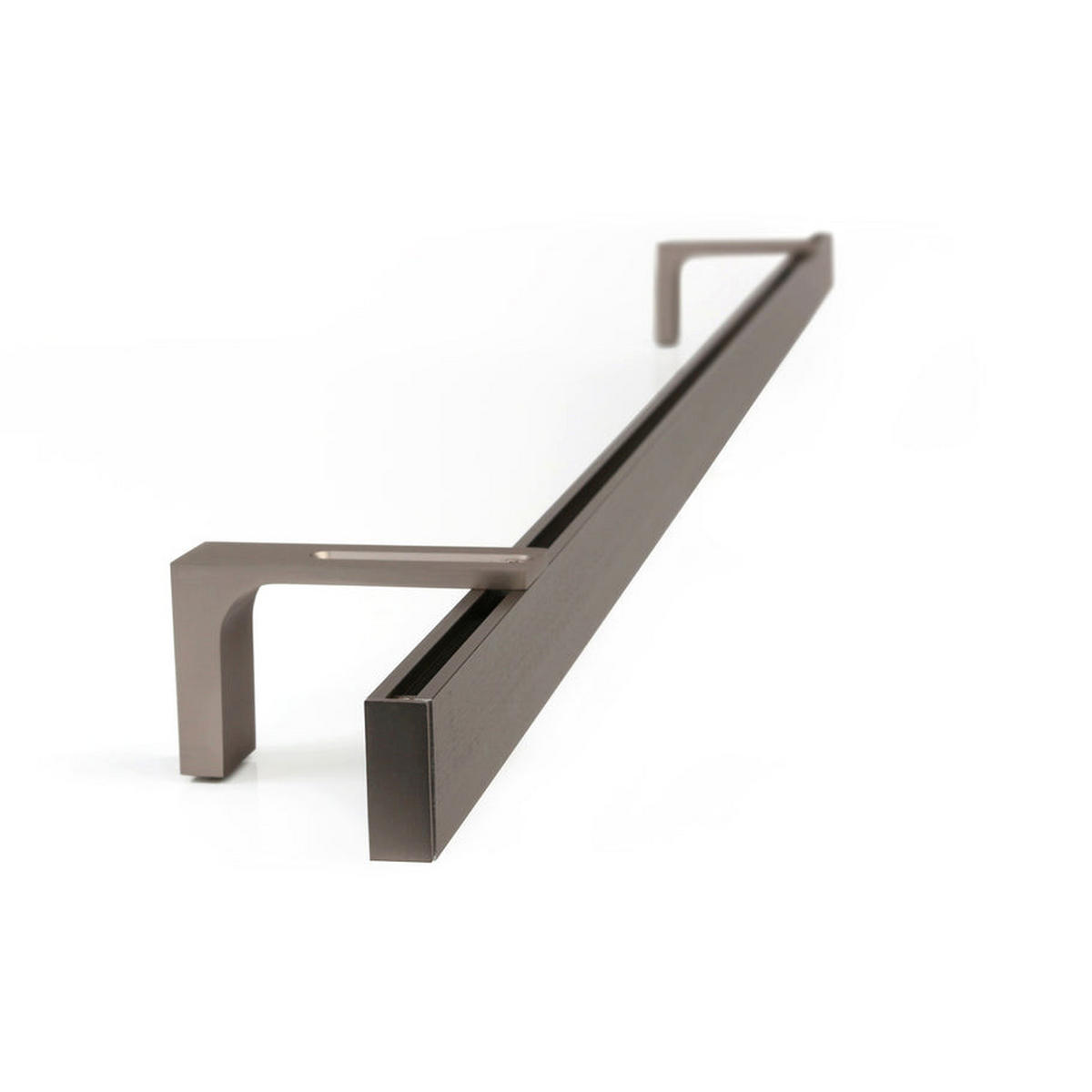 GARDINENSCHIENE 1-lauf Loft 60cm - Silberfarben, Metall (60cm) - Deco-Raum