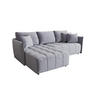 ECKSOFA mit Schlaffunktion ONIL L Monolith 70 Links - Grau, Textil (245/175cm) - Bedante