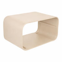 NACHTTISCH Bram Beige - Beige, Metall (40/21/25cm) - LOFT42