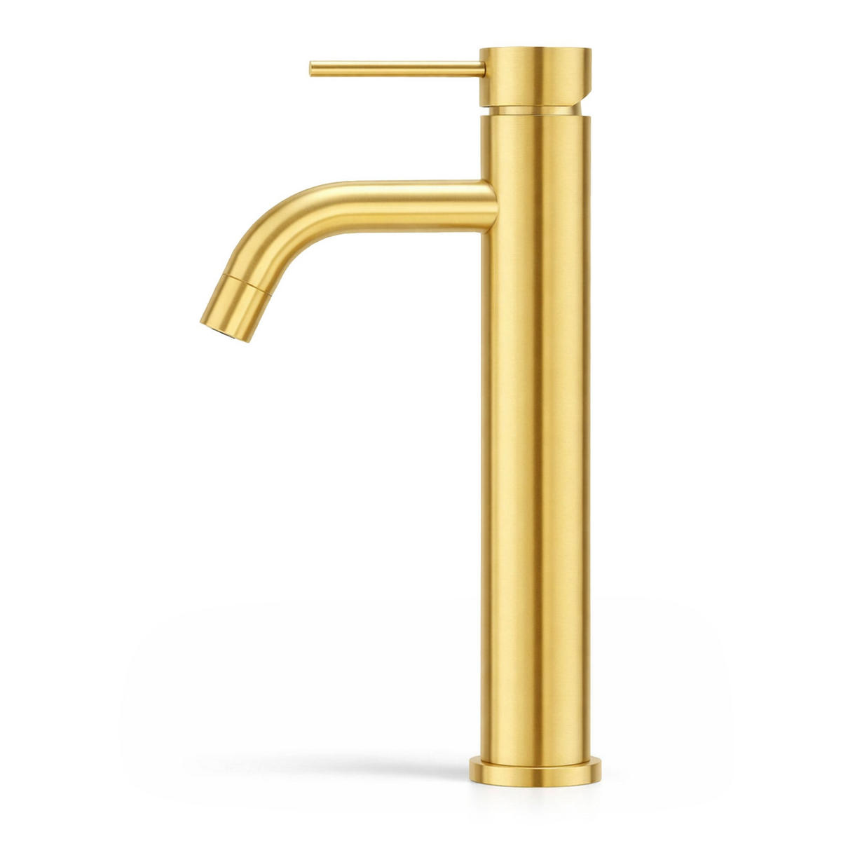 WASCHTISCHARMATUR Verti - Gold - Goldfarben, Keramik/Metall (5.3/30.5/9.2cm) - Akord