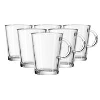 KAFFEE- / GLÜHWEIN-GLÄSER Arco transparent 380 ml 6er Set - Transparent, Glas (0.38L) - Ritzenhoff Breker