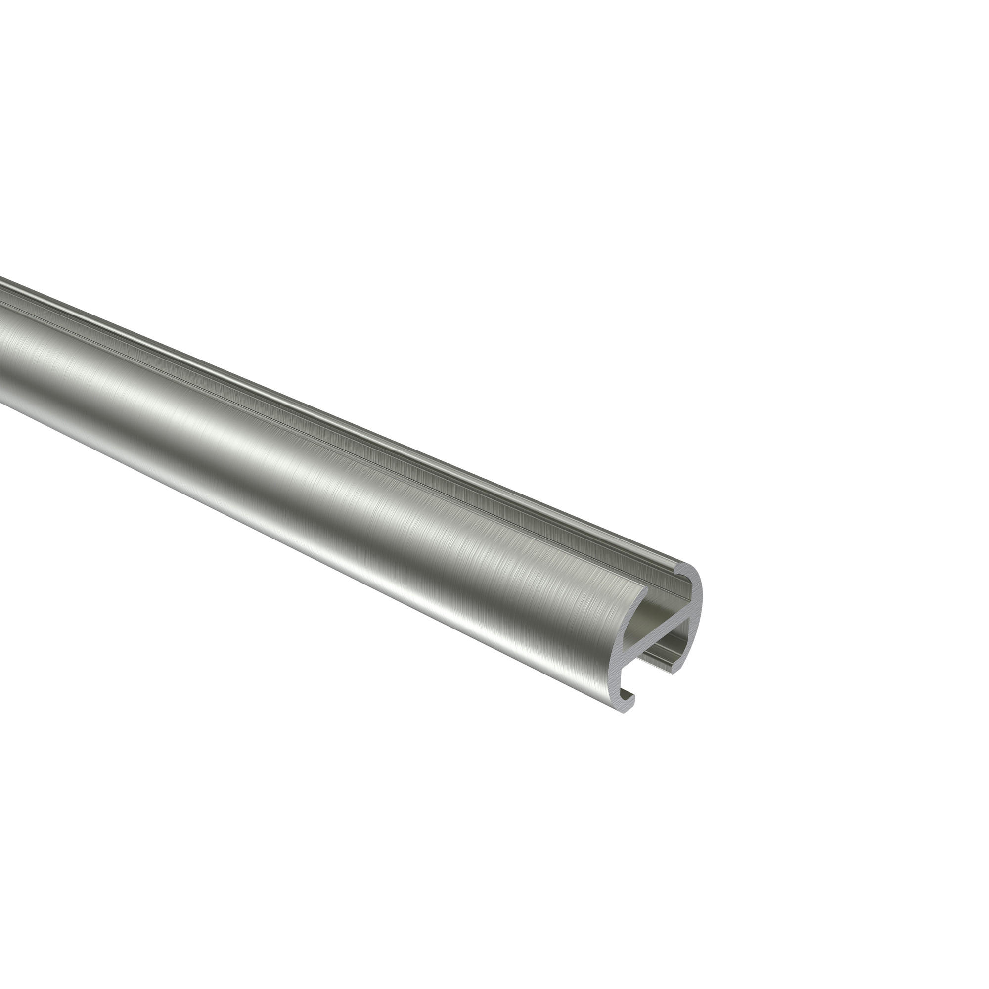 Interdeco Innenlaufprofil Edelstahl 120 cm