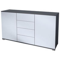SIDEBOARD Santo Weiß matt - Weiß, Holzwerkstoff (138.5/75.5/35cm) - Vladon