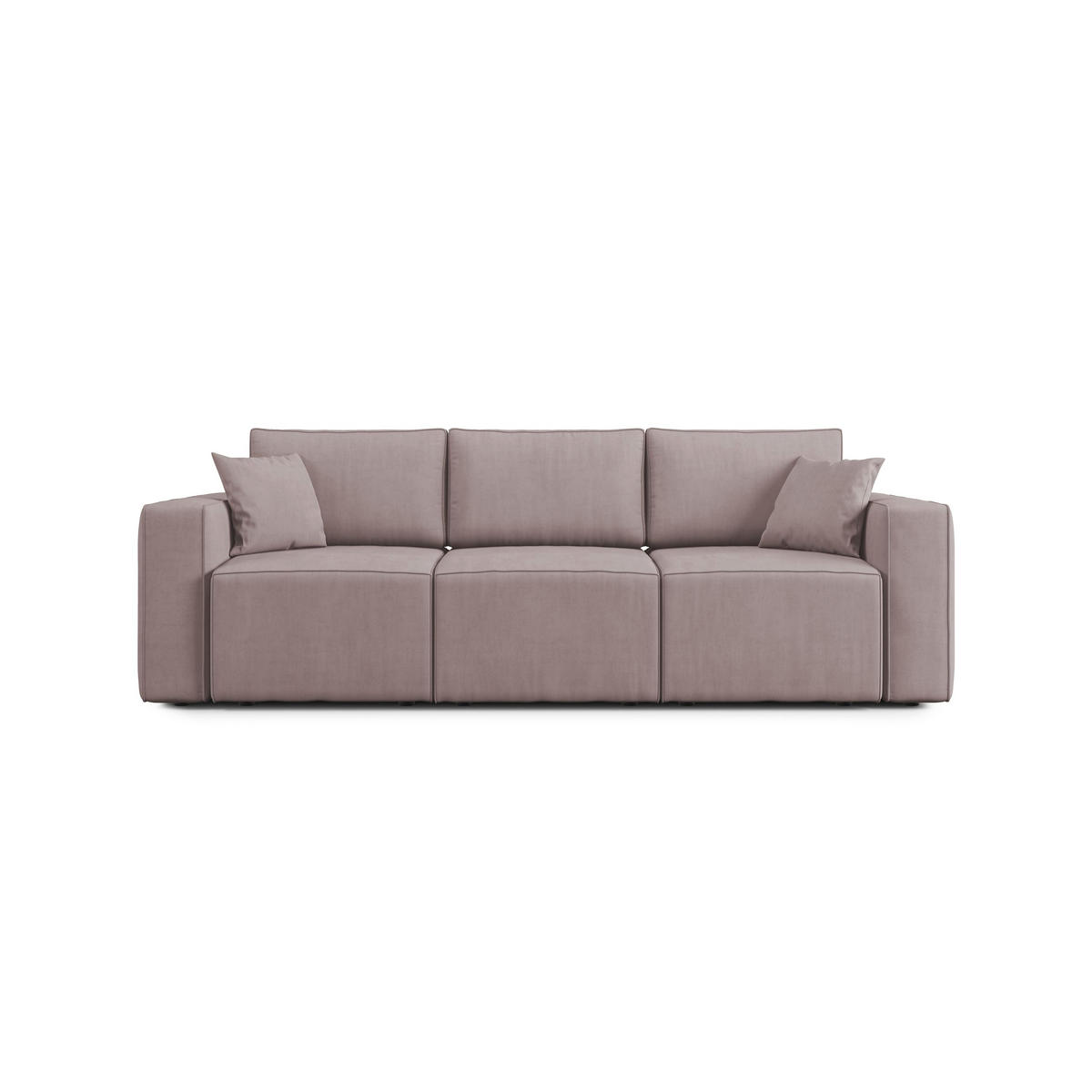 LINEARSOFA Morfeo - Rosa, Textil (245/86/99cm) - Divani.store