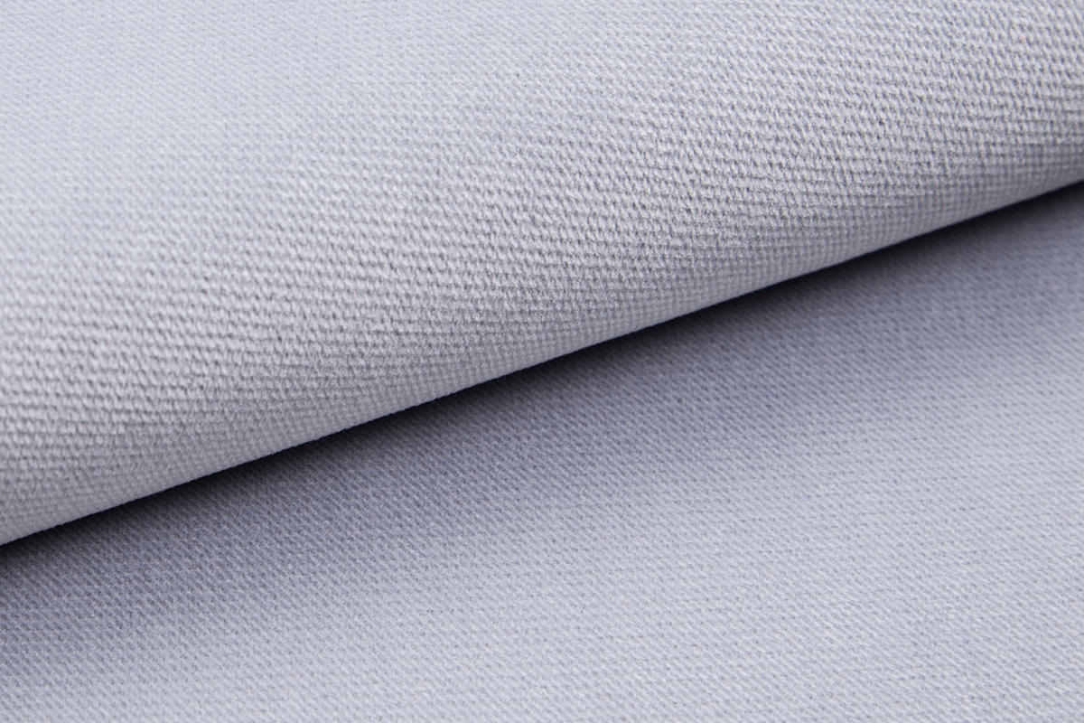 BOXBETT NORA 100/200 in Velours Hellgrau - Hellgrau, Holz/Holzwerkstoff (100/200cm) - Deine Möbel 24