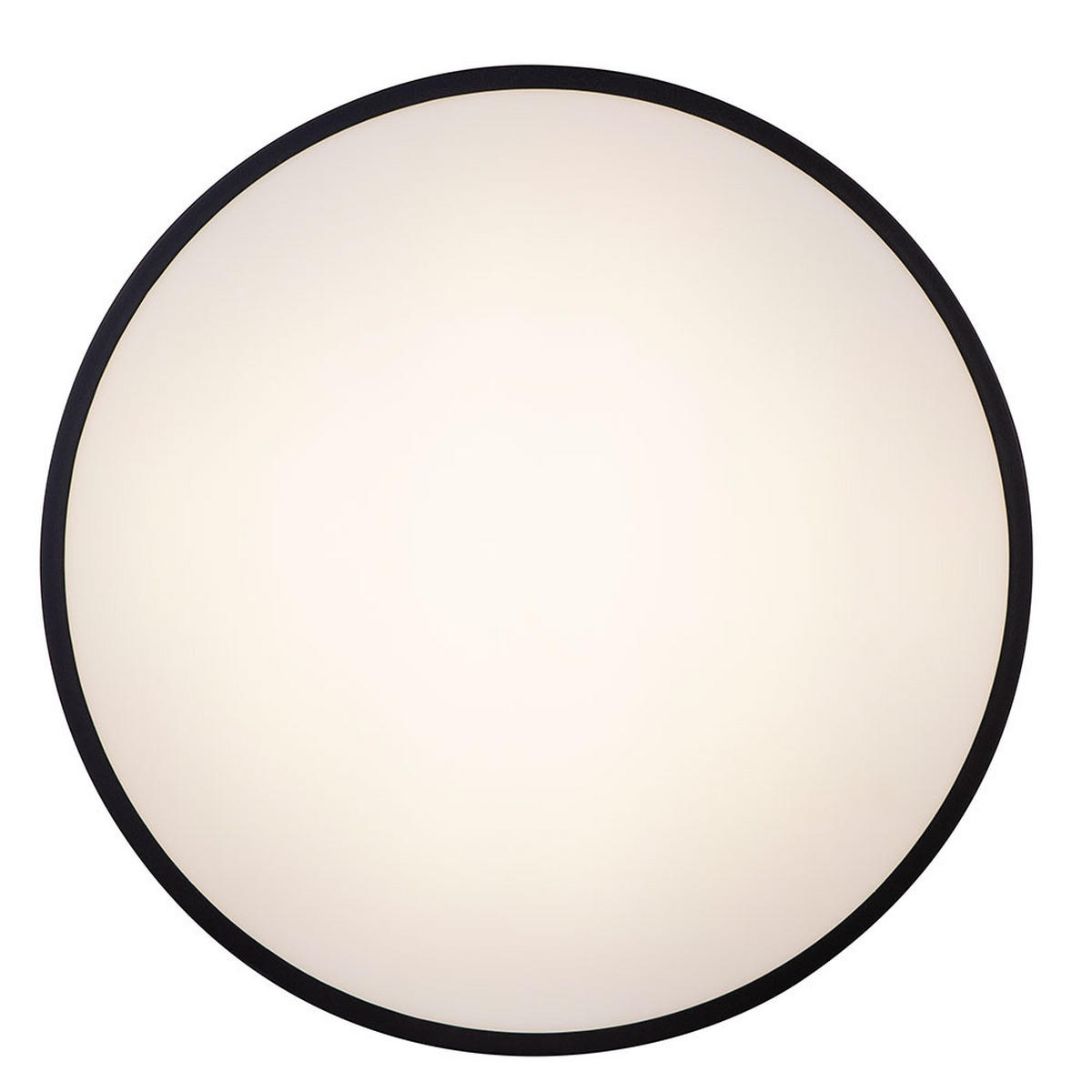 LED DECKENLEUCHTE WISS Schwarz - Schwarz, Metall (60/60/10.5cm) - Globo Lighting