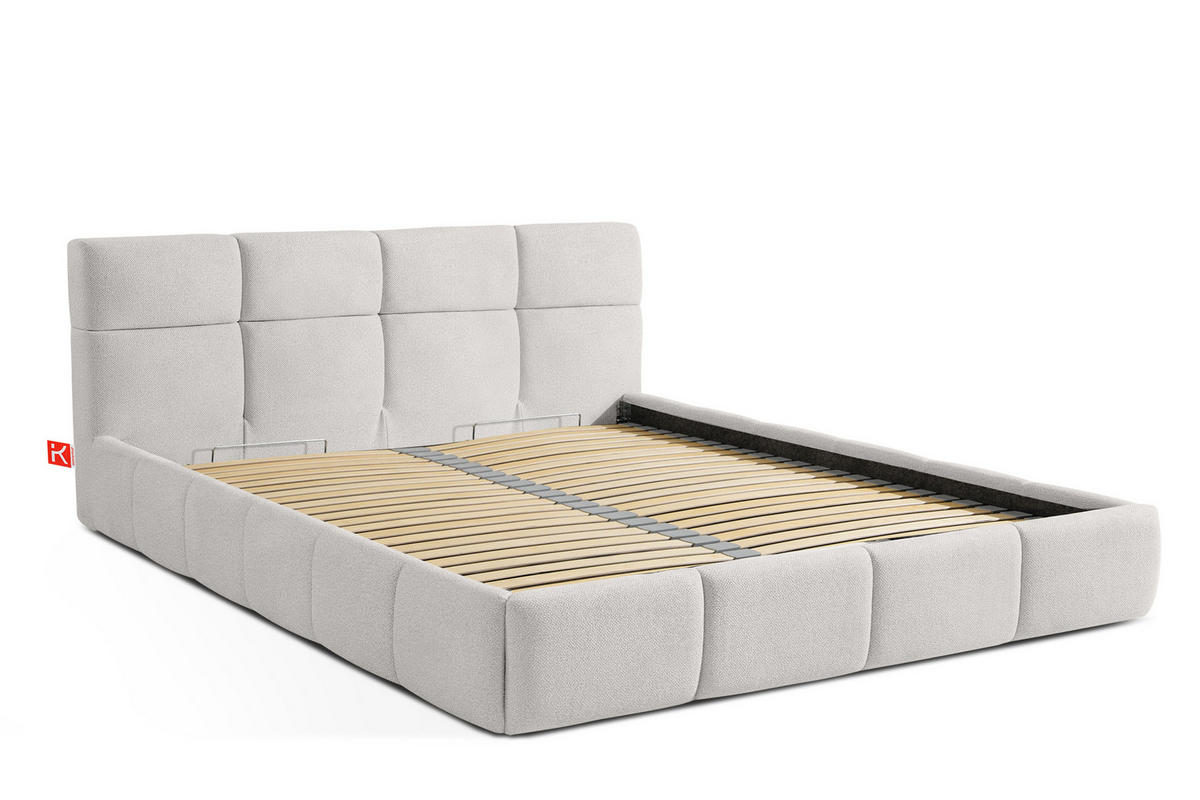 POLSTERBETT ALTOS, weiß - Weiß, Holz/Holzwerkstoff (160/200cm) - KONSIMO®