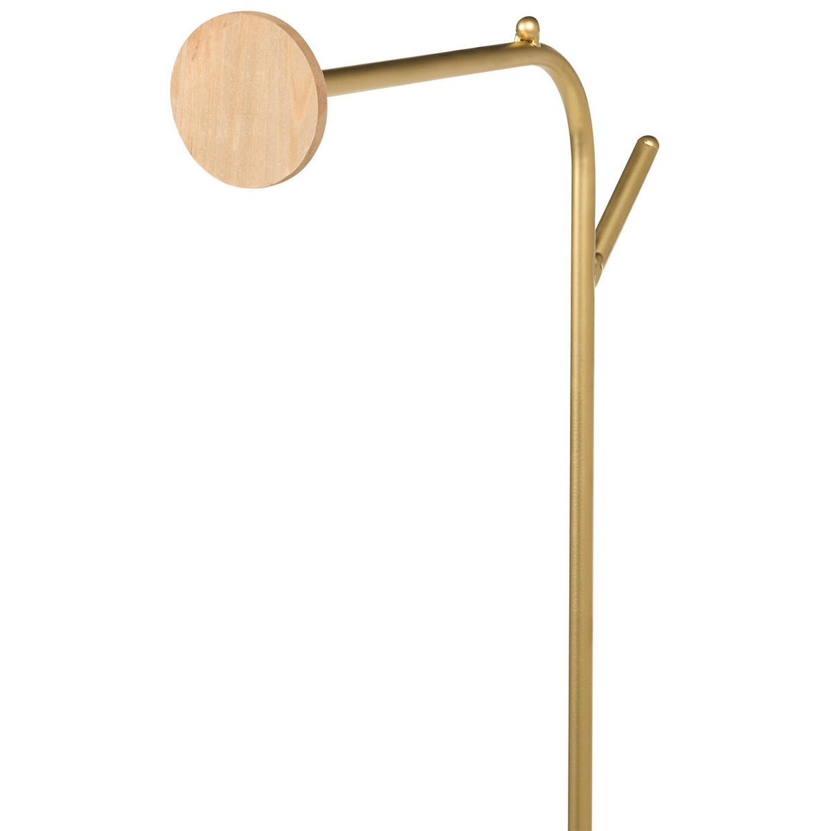 GARDEROBENSTÄNDER Gold Eureka - Goldfarben, Metall (48/171/30cm) - Beliani