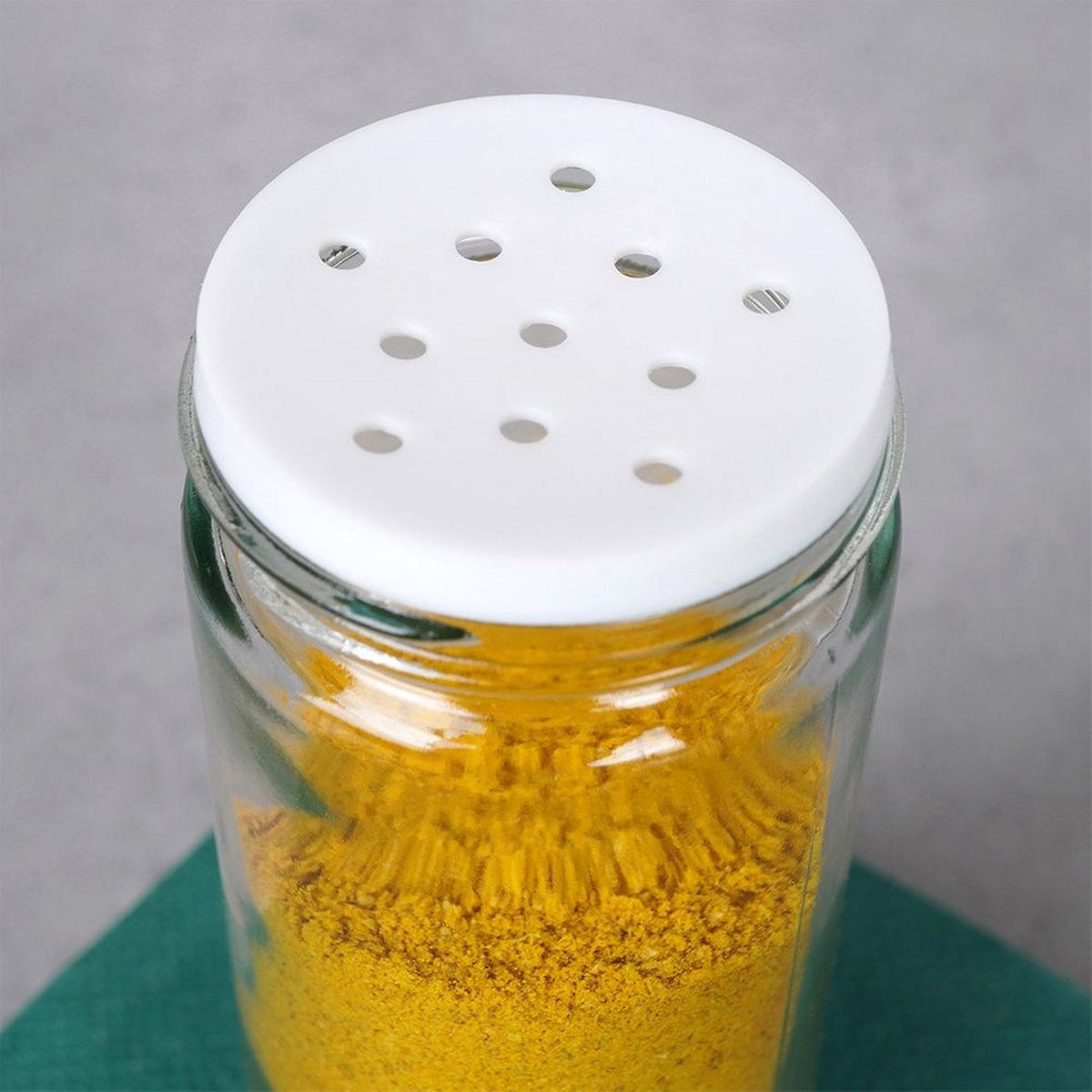 GEWÜRZDOSE Sieb 80 ml Silberfarben - Silberfarben, Glas (4/10/4cm) - Orion 