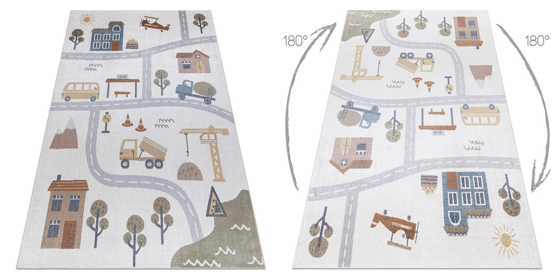 TEPPICH Bono 240/330 cm - Creme, Textil (240/330cm) - rugsX