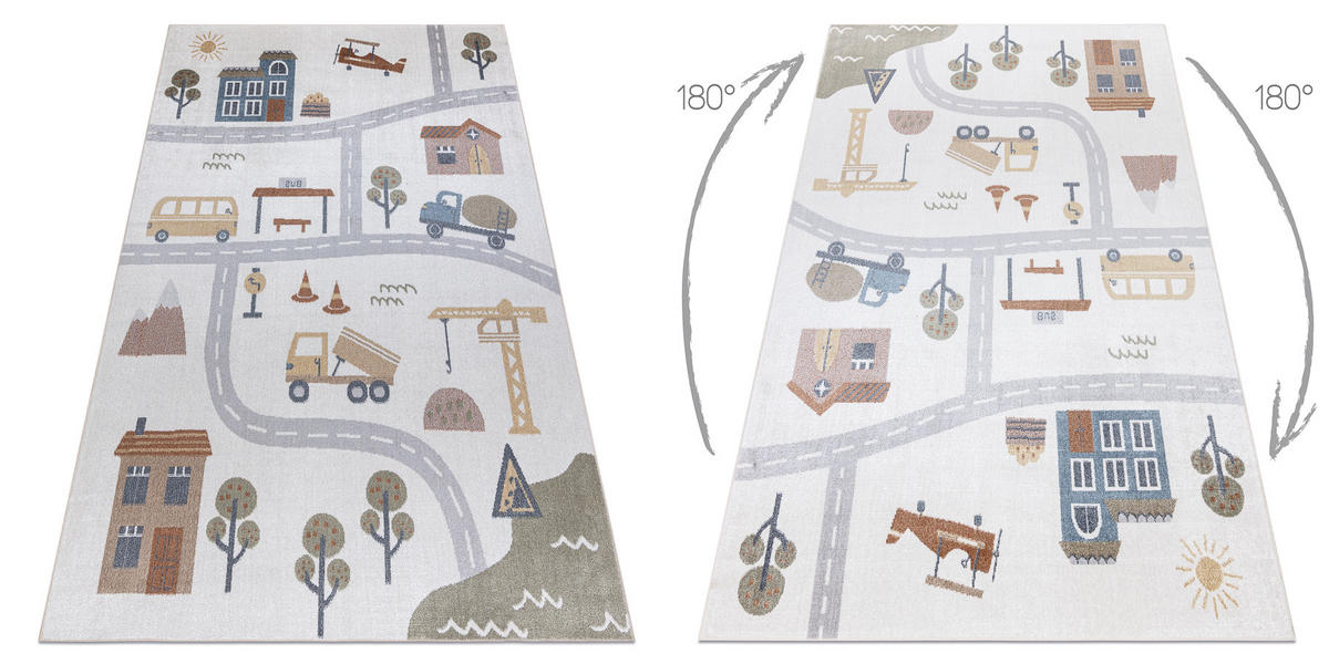 TEPPICH Bono 240/330 cm - Creme, Textil (240/330cm) - rugsX