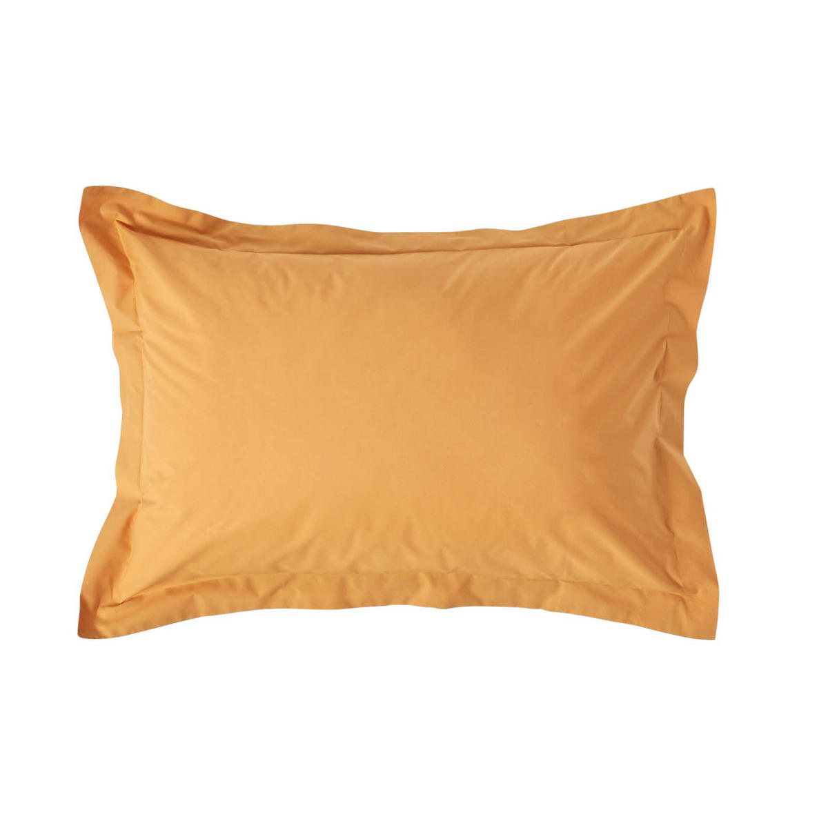 KISSENBEZUG Perkal mit Stehsaum, Fadendichte 200 - Gelb, Textil (48/74cm) - Homescapes