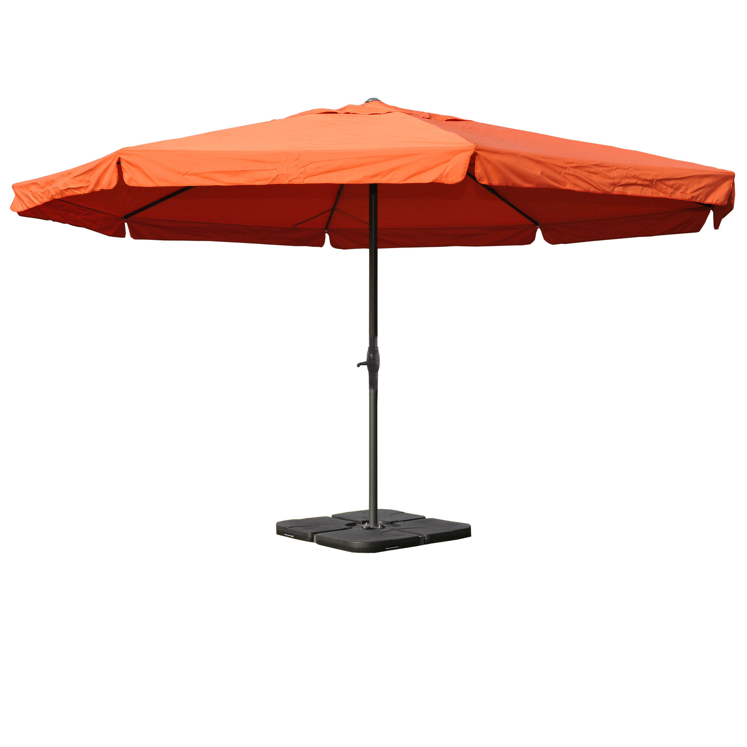SONNENSCHIRM PRO Orange - Orange, Textil (500/500cm) - MCW