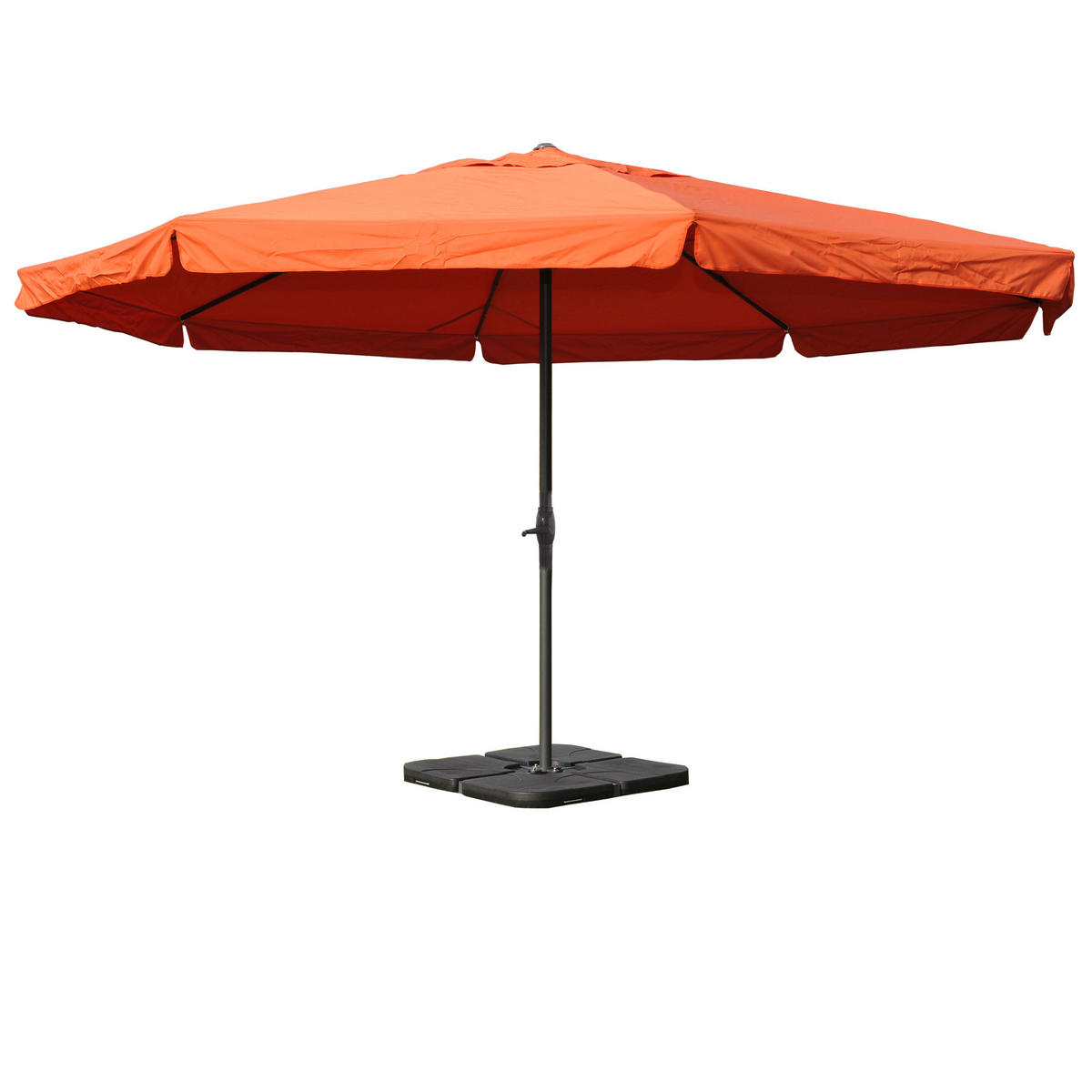 SONNENSCHIRM PRO Orange - Orange, Textil (500/500cm) - MCW