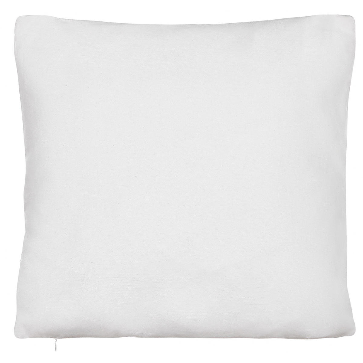 DEKOKISSEN 2er-Set Cremeweiß 45/45 cm Donner - Ecru, Naturmaterialien/Textil (45/45cm) - Beliani