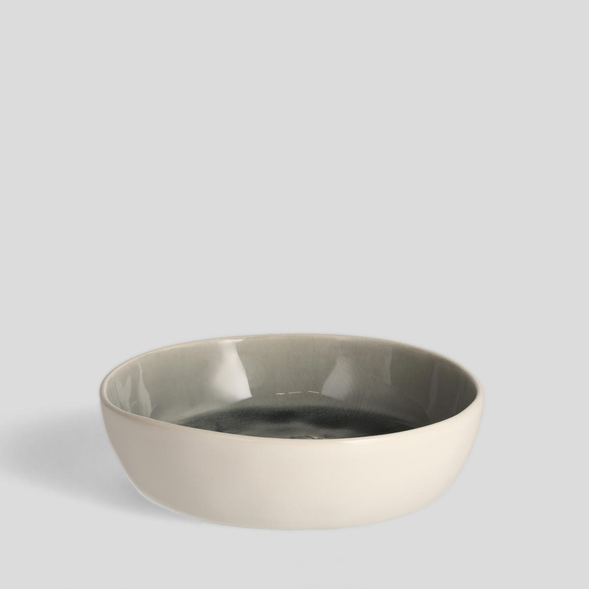 SCHALE Flisia - Grau, Stein (19/4.5/19cm) - home&you