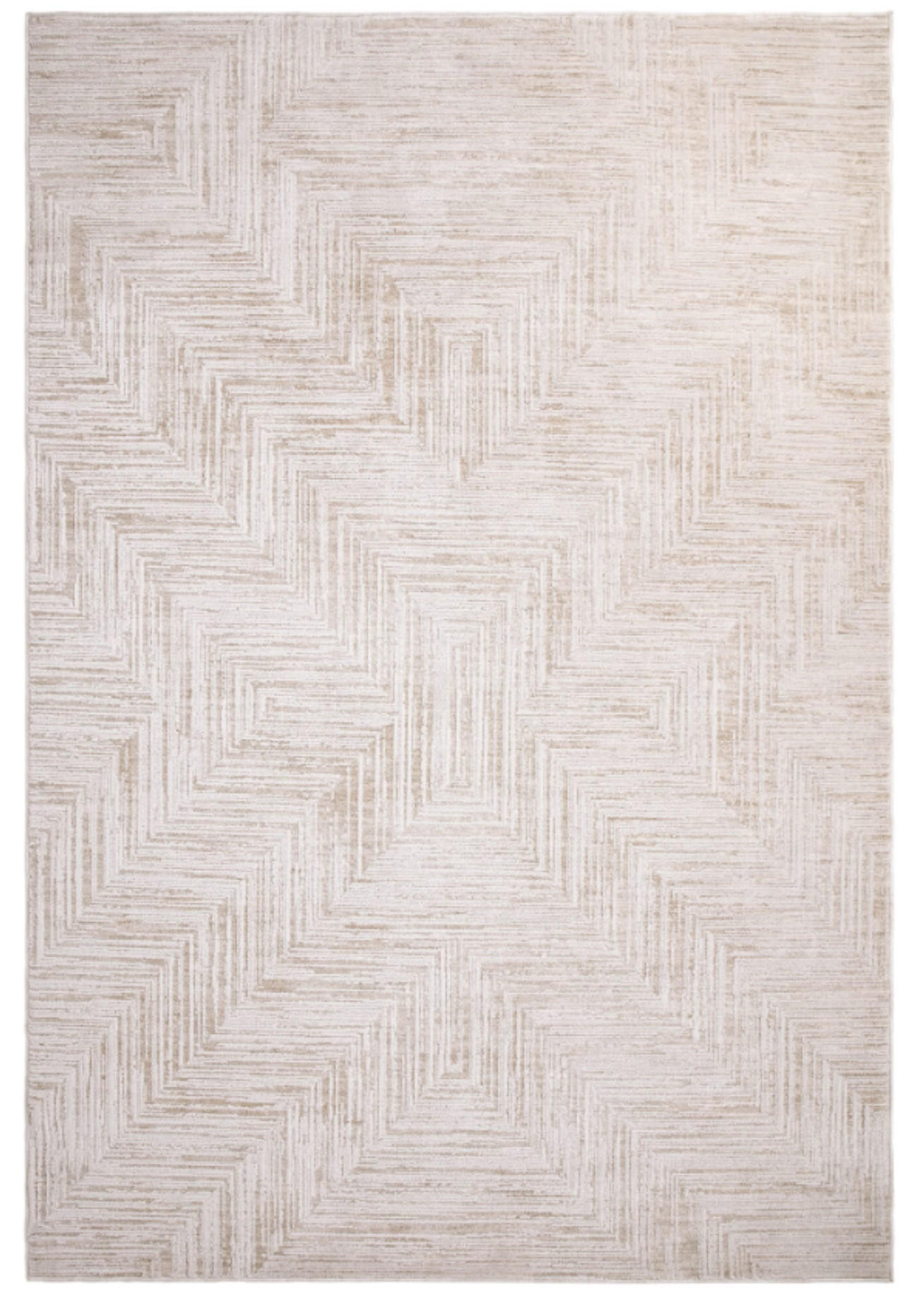 TEPPICH modern Flachgewebe MANDO Beige 200 x 300 cm - Beige, Textil (200/300cm) - Novatrend