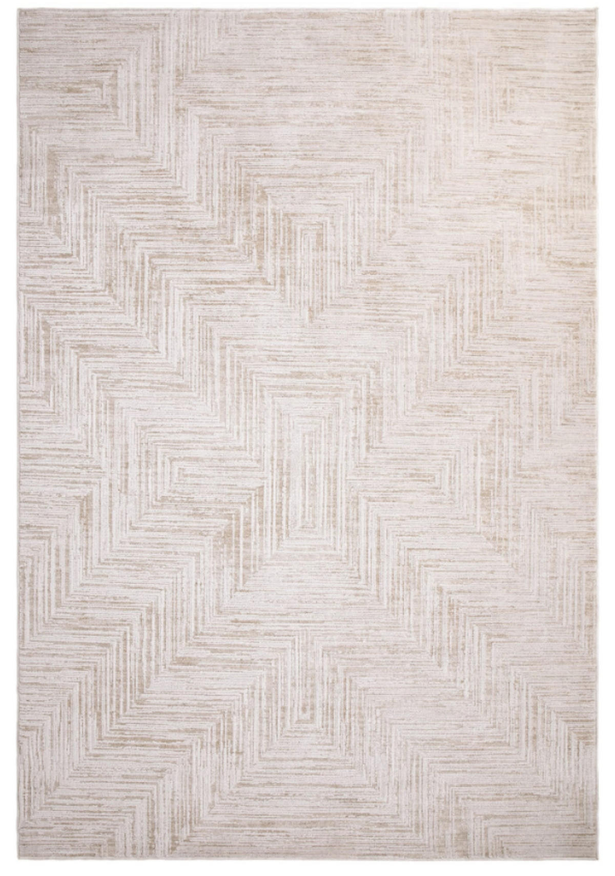 TEPPICH modern Flachgewebe MANDO Beige 200 x 300 cm - Beige, Textil (200/300cm) - Novatrend