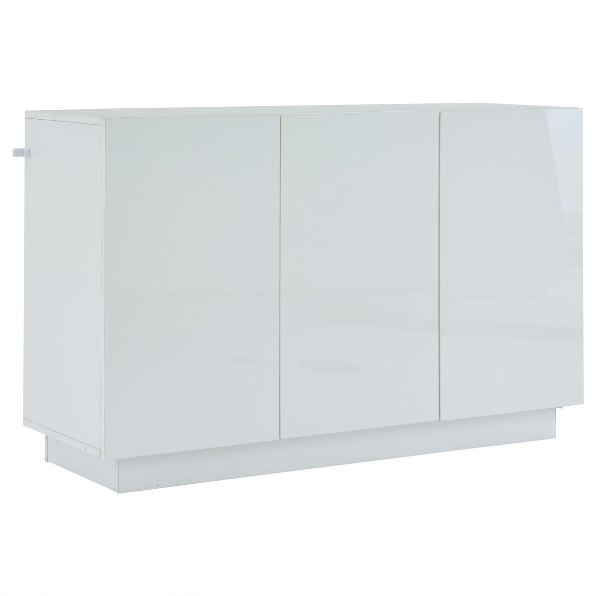 SIDEBOARD Weiß 120/40/75 cm - Weiß, Holzwerkstoff (120/75/40cm) - PANGIVO