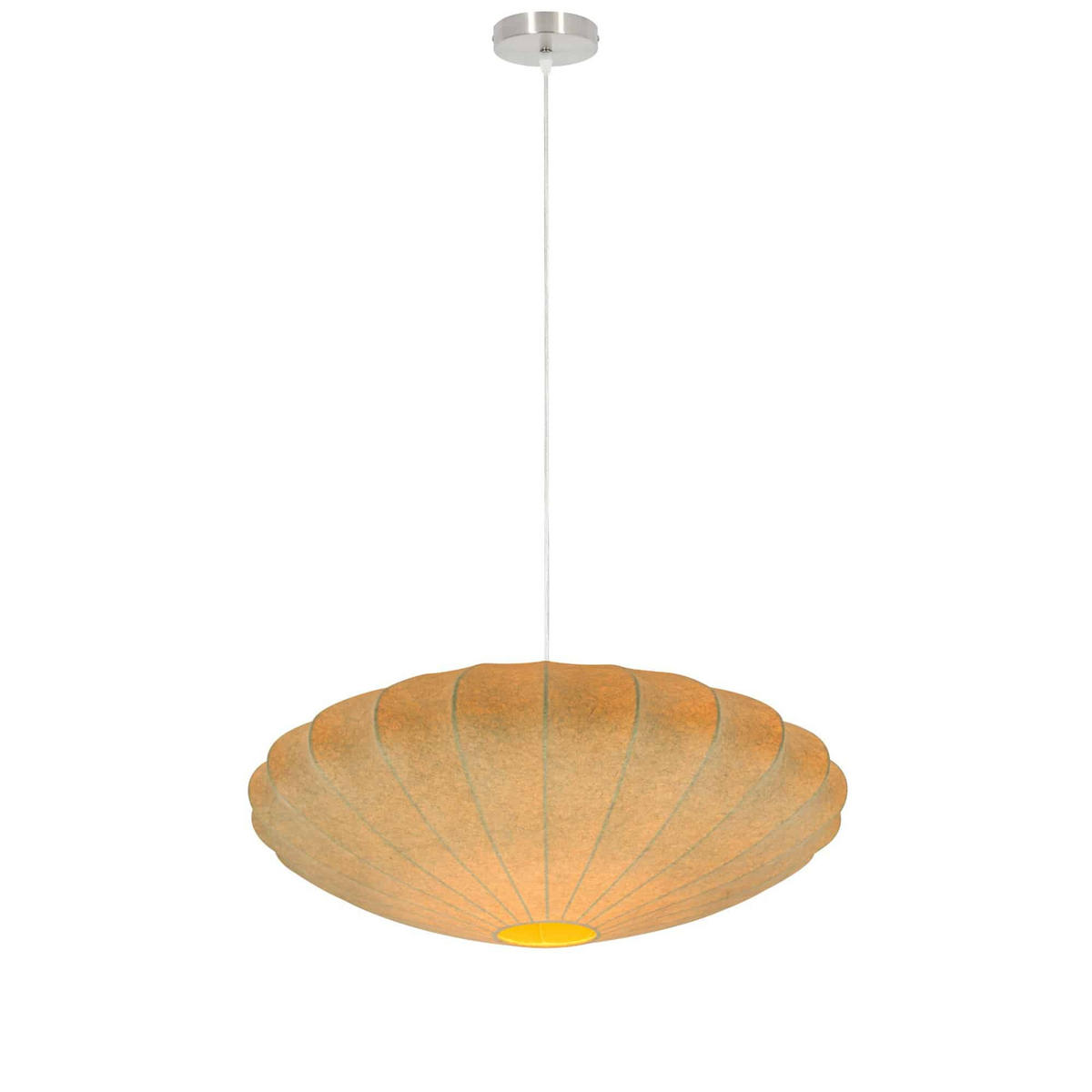 HÄNGELAMPE Fay Braun 60/60/26 cm - Braun, Kunststoff (60/60/26cm) - Light & Living