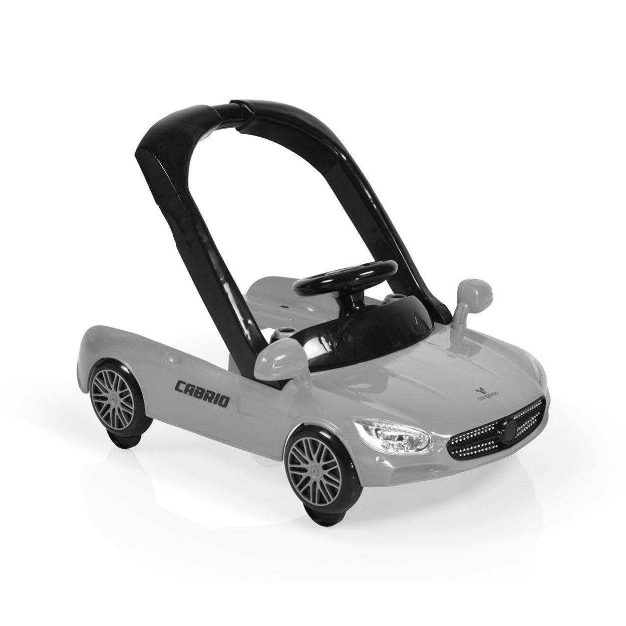 LAUFHILFE Cabrio 2 in 1 weiß schwarz Auto-Design höhenverstellbar Armaturenbrett mit Licht - Weiß, Kunststoff (73/53/63cm) - Cangaroo