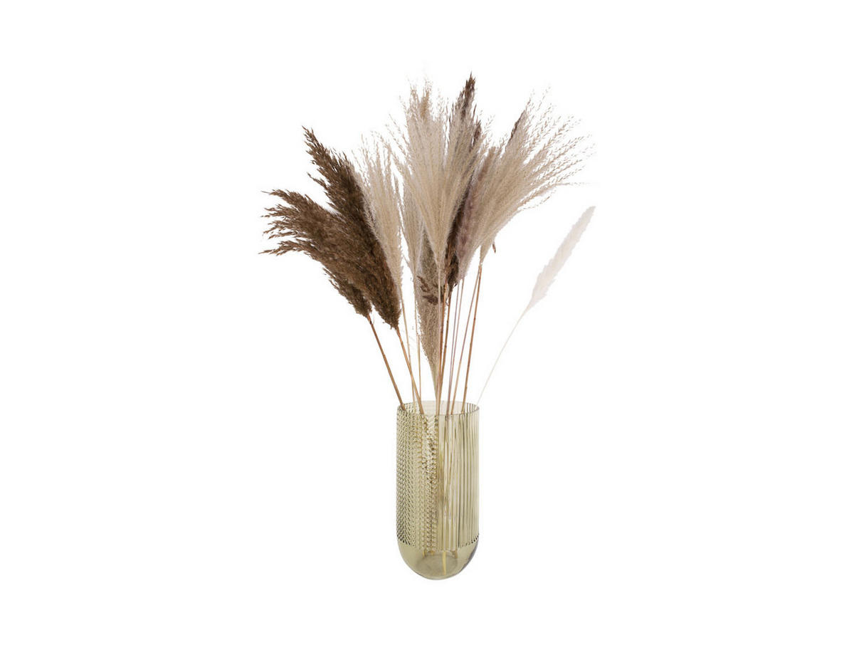 VASE Attract 15/15/30 cm - Grün, Glas (15/30cm) - Present Time