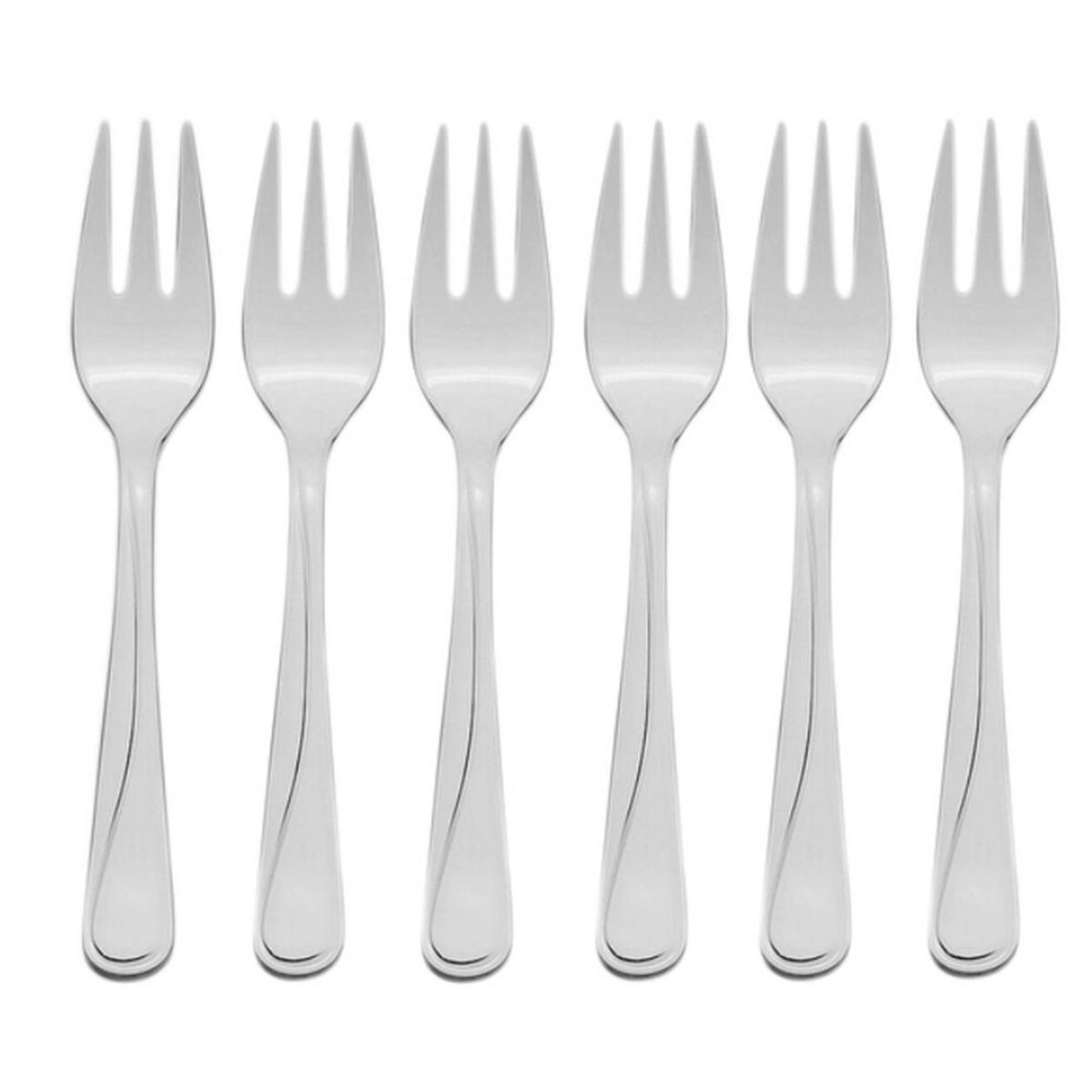 KUCHENGABELN Mango Silber 15/20/2.5 cm Metall - Silberfarben, Metall - Mondex