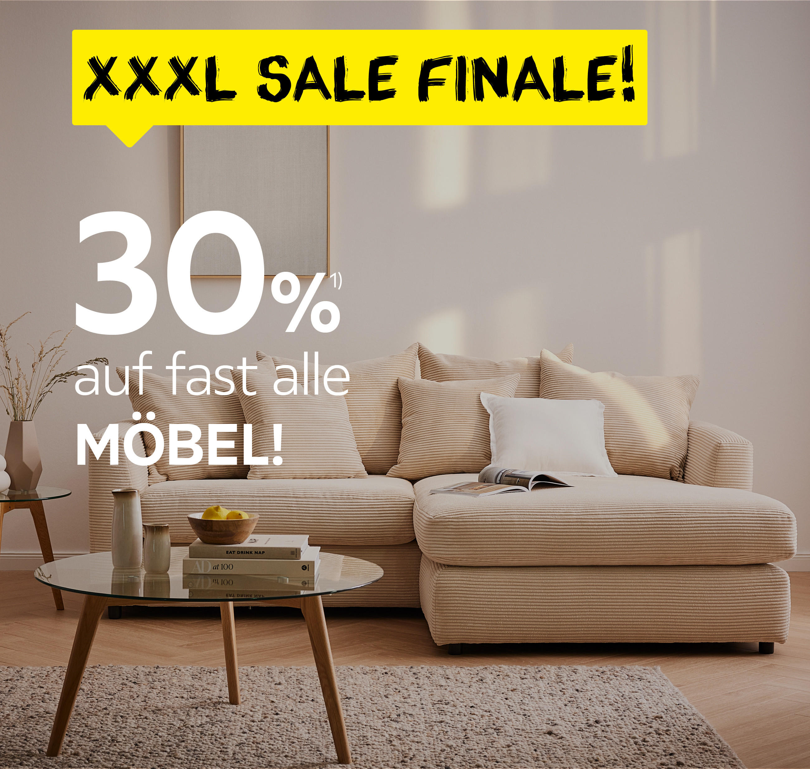 30% auf Möbel