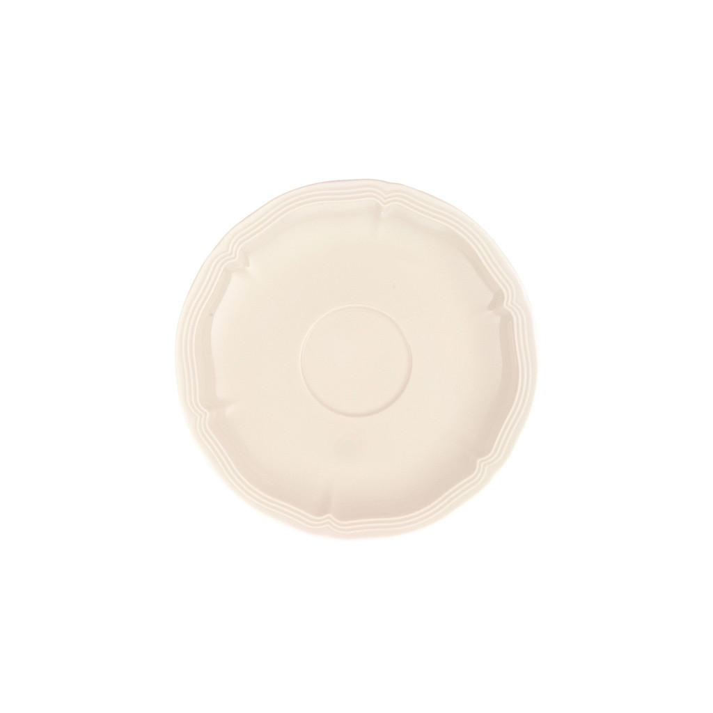 KAFFEE-/TEEUNTERTASSE Manoir weiß ø 14,5 cm - Weiß, Keramik (14.5cm) - Villeroy & Boch