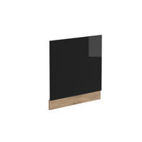 FRONTBLENDE R-Line Schwarz Hochglanz 60 cm ohne AP - Honigeiche/Schwarz Hochglanz, Holzwerkstoff (60/57.2/1.6cm) - Vicco